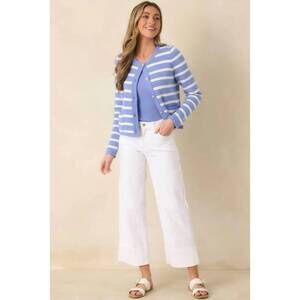 NEW PROSPERINA kennedy cardigan in spa blue